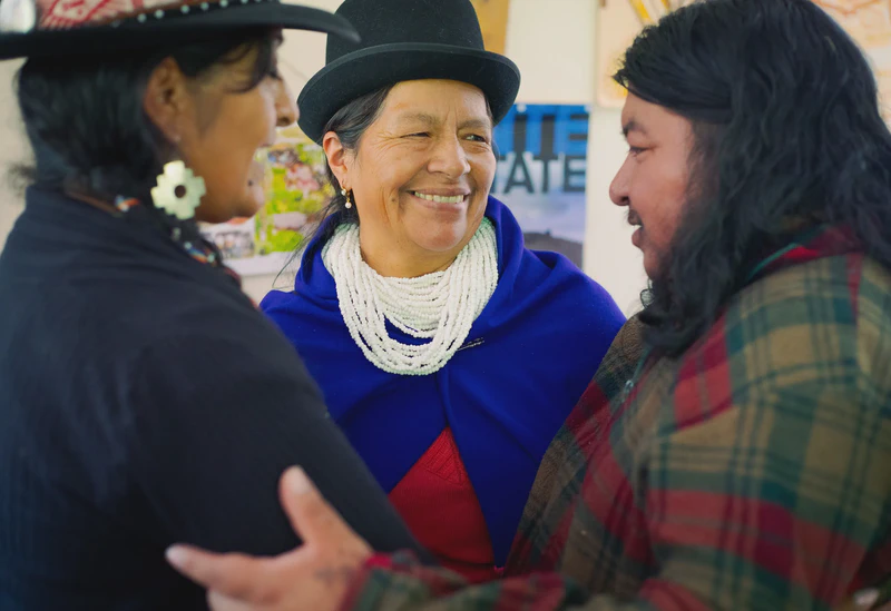 Minga de intercambio de semillas, sabores y poderes