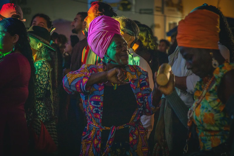 Fiesta popular en el centro de Popayán