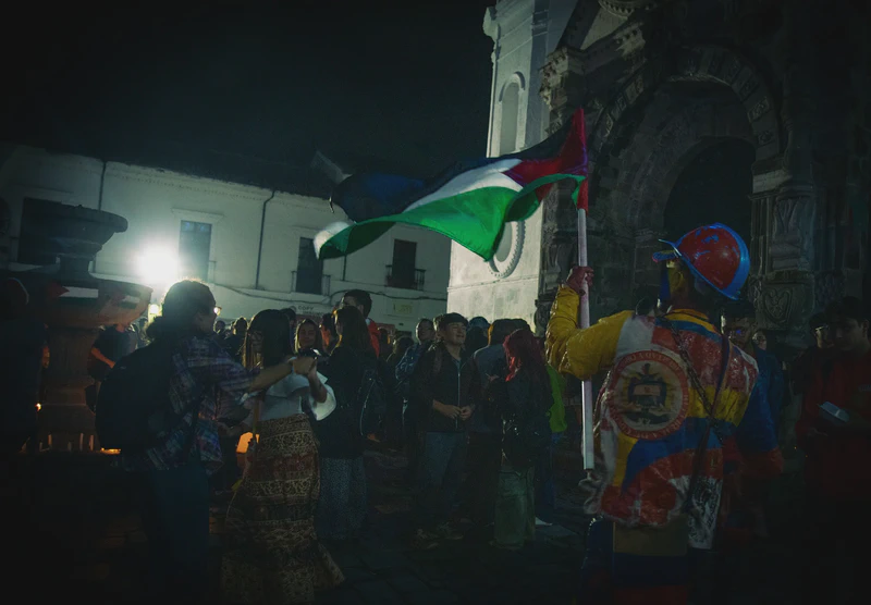 Fiesta popular en el centro de Popayán
